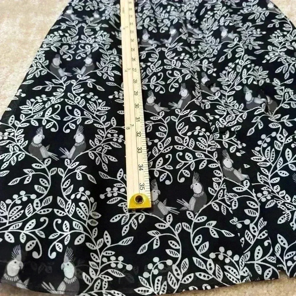 Boden Sylvia Shirt Dress Black Parrot Paradise Novelty Career Classy Twee Size 6 - Picture 15 of 15